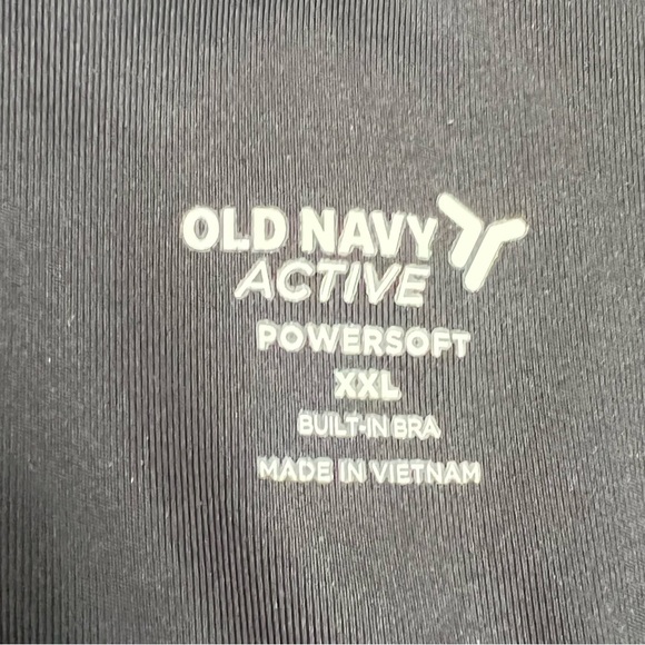 Old Navy Powersoft Racerback Built In Bra Athletic Crop Top XXL - Picture 5 of 6